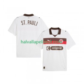 Jalkapallo Pelipaidat/Peliasut St. Pauli Vieraspaita 2025-2026 Lyhythihainen